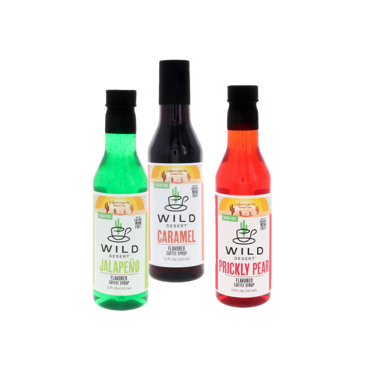 Sugar Free Coffee Syrups Sweetened with Organic Monk Fruit & Erythri