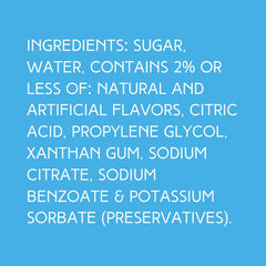 Banana - Dye-FREE Ready-to-Use Snow Cone & Shaved Ice Syrup - 100% Pure Cane Sugar