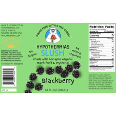 Hypothermias SUGAR FREE Slush | Monk Fruit | Blackberry (Half Gallon)