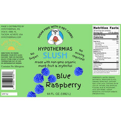 Hypothermias SUGAR FREE Slush | Monk Fruit | Blue Raspberry (Half Gallon)