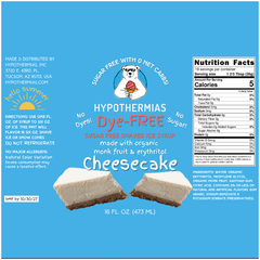 Cheesecake – Dye-FREE Sugar-Free Ready-to-Use Snow Cone & Shaved Ice Syrup – 16 Fl oz