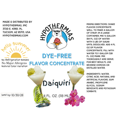Daiquiri – Dye-FREE Flavor Concentrate – For Snow Cone & Shaved Ice Syrup