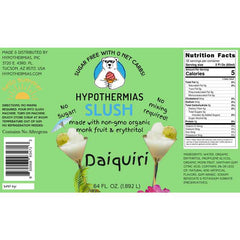 Hypothermias SUGAR FREE Slush | Monk Fruit | Daiquiri (Half Gallon)