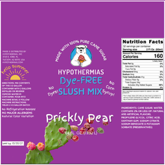 Prickly Pear - Dye-FREE Slush Syrup Concentrate – Half Gallon (64 Fl oz)