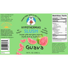 Hypothermias SUGAR FREE Slush | Monk Fruit | Guava (Half Gallon)