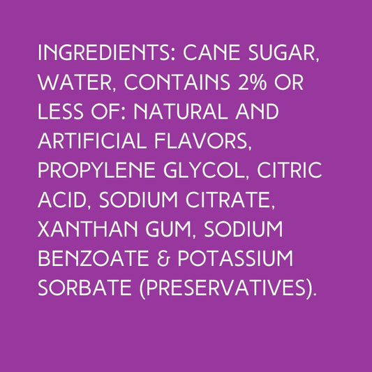 Coconut | Hypothermias Dye-FREE Slush Syrup | Half Gallon (64 fl. oz)