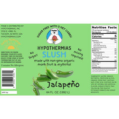 Jalapeño – Sugar-Free Ready-to-Use Slush Syrup – Half Gallon (64 Fl oz)