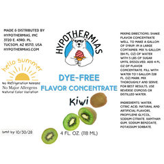 Kiwi – Dye-FREE Flavor Concentrate – For Snow Cone & Shaved Ice Syrup