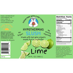 Hypothermias SUGAR FREE Slush | Monk Fruit | Lime (Half Gallon)