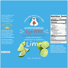 Lime – Dye-FREE Sugar-Free Ready-to-Use Snow Cone & Shaved Ice Syrup – 16 Fl oz