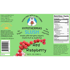 Hypothermias SUGAR FREE Slush | Monk Fruit | Red Raspberry (Half Gallon)