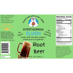 Hypothermias SUGAR FREE Slush | Monk Fruit | Root Beer (Half Gallon)