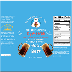 Root Beer – Dye-FREE Sugar-Free Ready-to-Use Snow Cone & Shaved Ice Syrup – 16 Fl oz