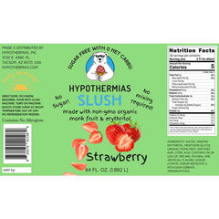 Hypothermias SUGAR FREE Slush | Monk Fruit | Strawberry (Half Gallon)