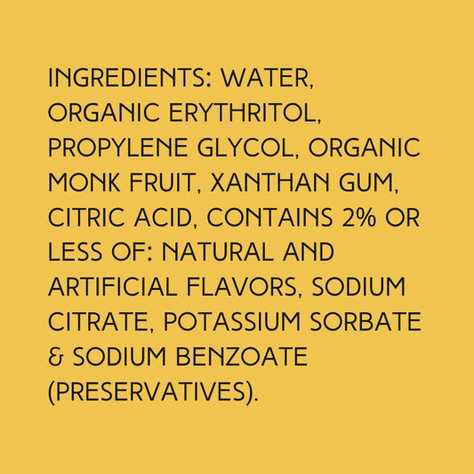 Wild Desert SUGAR FREE | Dye-FREE Coffee Syrup | Wedding Cake - 12 Fl Oz