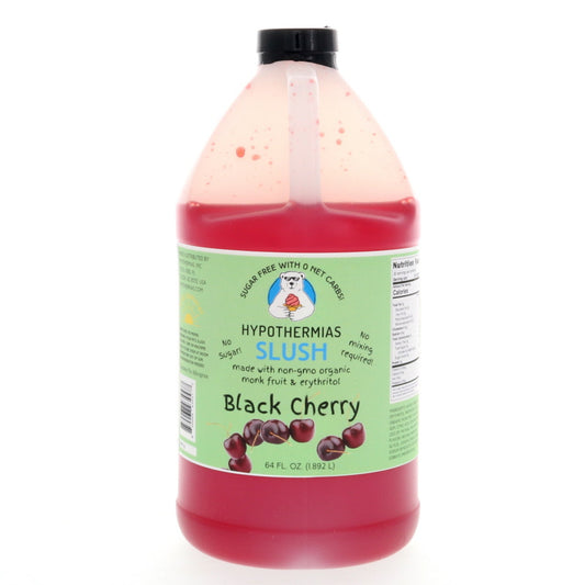 Hypothermias SUGAR FREE Slush | Monk Fruit | Black Cherry (Half Gallon)