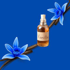 Blue Vanilla - Dye-FREE Ready-to-Use Snow Cone & Shaved Ice Syrup - 100% Pure Cane Sugar