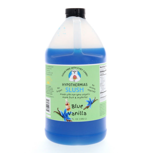 Hypothermias SUGAR FREE Slush | Monk Fruit | Blue Vanilla (Half Gallon)