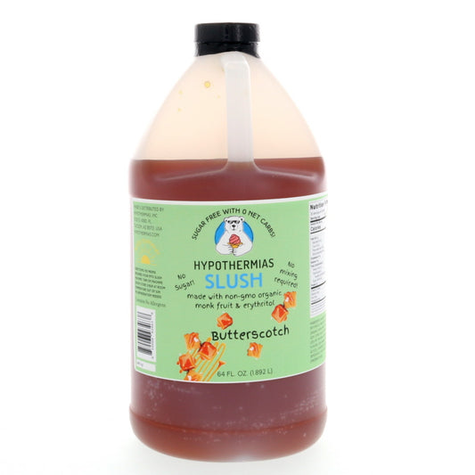 Hypothermias SUGAR FREE Slush | Monk Fruit | Butterscotch (Half Gallon)