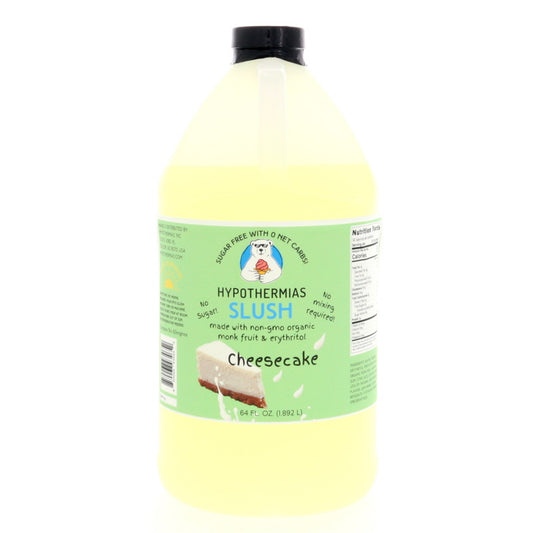 Hypothermias SUGAR FREE Slush | Monk Fruit | Cheesecake (Half Gallon)