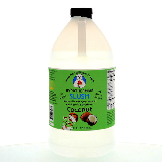 Hypothermias SUGAR FREE Slush | Monk Fruit | Coconut (Half Gallon)