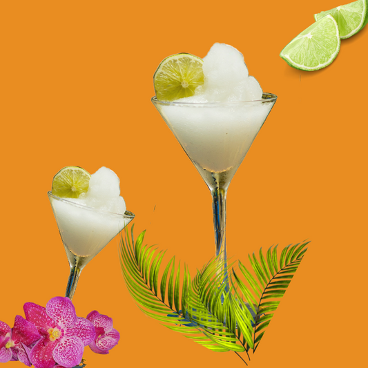 Wild Desert Dye-FREE Daiquiri Coffee Syrup with non-GMO pure cane sugar, sweet daiquiri flavor, clear pour