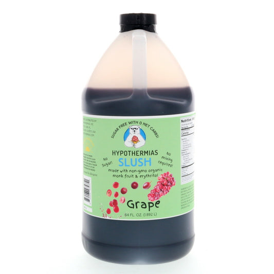 Hypothermias SUGAR FREE Slush | Monk Fruit | Grape (Half Gallon)
