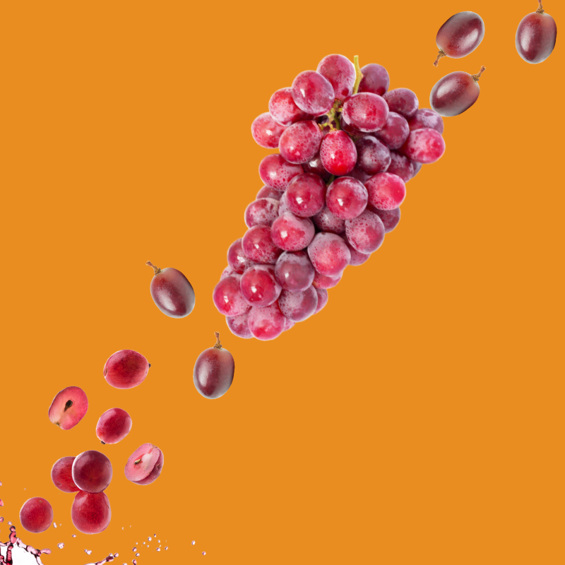 Wild Desert Dye-FREE Grape Coffee Syrup with non-GMO pure cane sugar, classic grape flavor, clear pour