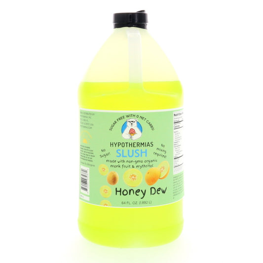 Hypothermias SUGAR FREE Slush | Monk Fruit | Honey Dew (Half Gallon)