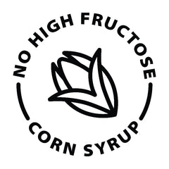 Hypothermias pure cane sugar snow cone or shaved ice syrup logo showing no high fructose corn syrup.