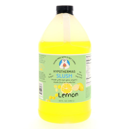 Hypothermias SUGAR FREE Slush | Monk Fruit | Lemon (Half Gallon)