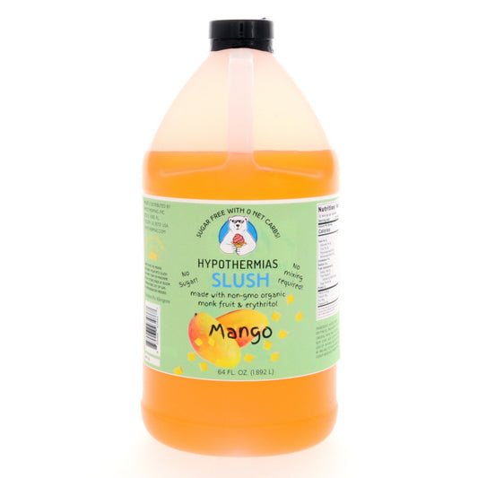 Hypothermias SUGAR FREE Slush | Monk Fruit | Mango (Half Gallon)