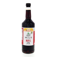 Wild Desert 100 percent pure cane sugar coffee syrup in maple flavor 32 Fl Oz.