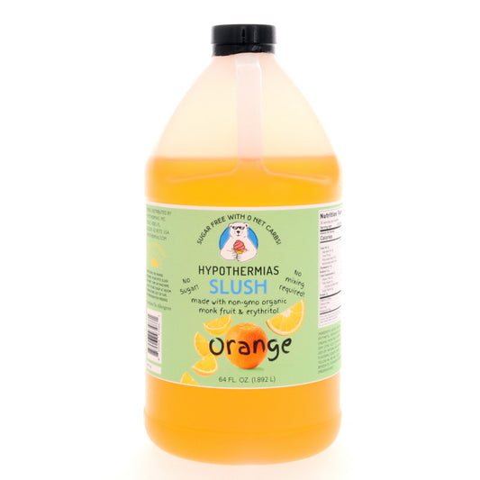 Hypothermias SUGAR FREE Slush | Monk Fruit | Orange (Half Gallon)