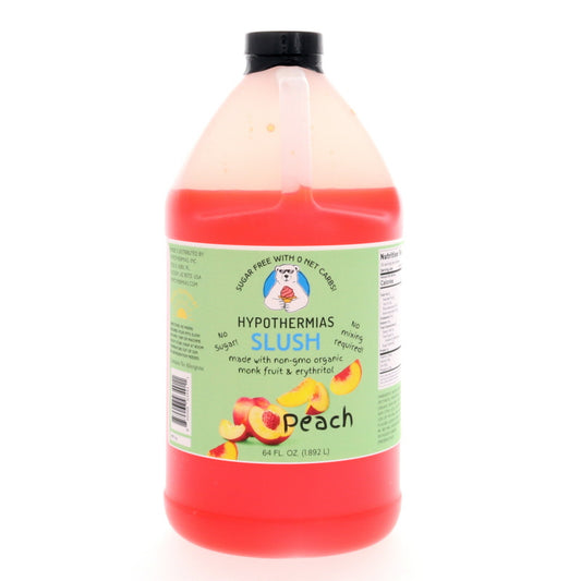 Hypothermias SUGAR FREE Slush | Monk Fruit | Peach (Half Gallon)