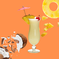Piña Colada - Flavor Concentrate – For Snow Cone & Shaved Ice Syrup - Natural Flavor, Natural Color