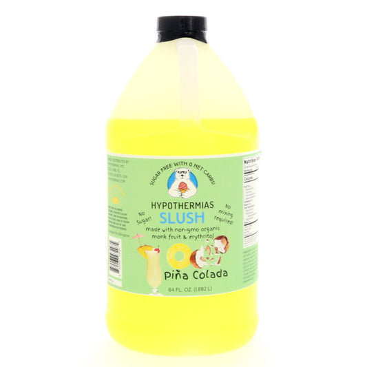 Hypothermias SUGAR FREE Slush | Monk Fruit | Piña Colada (Half Gallon)