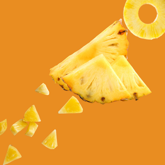 Wild Desert Dye-FREE Pineapple Coffee Syrup with non-GMO pure cane sugar, tropical pineapple flavor, clear pour