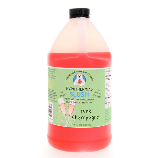 Hypothermias SUGAR FREE Slush | Monk Fruit | Pink Champagne (Half Gallon)
