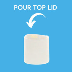 Piña Colada - Dye-FREE Ready-to-Use Snow Cone & Shaved Ice Syrup - 100% Pure Cane Sugar