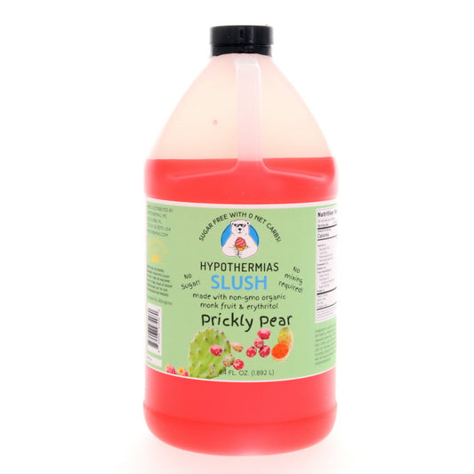 Hypothermias SUGAR FREE Slush | Monk Fruit | Prickly Pear (Half Gallon)