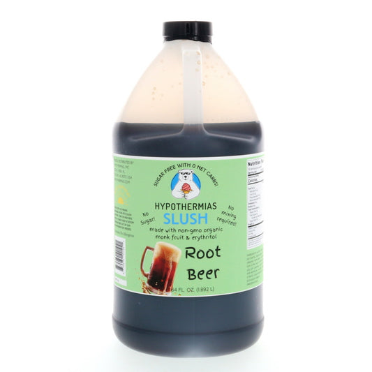 Hypothermias SUGAR FREE Slush | Monk Fruit | Root Beer (Half Gallon)