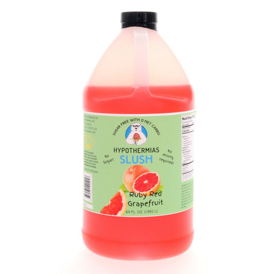 Hypothermias SUGAR FREE Slush | Monk Fruit | Ruby Red Grapefruit (Half Gallon)