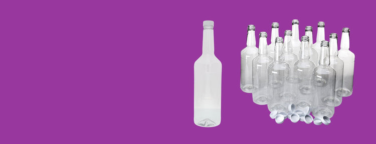 Plastic long neck plastic bottle for shaved ice or snow cone syrups