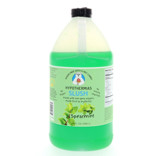 Hypothermias SUGAR FREE Slush | Monk Fruit | Spearmint (Half Gallon)