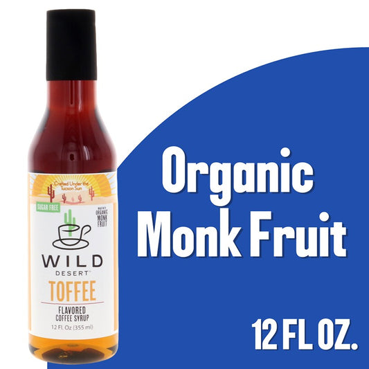 Wild Desert toffee sugar free coffee syrup 12 Fl Oz.