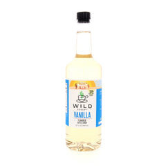 32 Fl oz. bottle of Wild Desert Vanilla Coffee Syrup, made with 100% pure cane sugar, handcrafted in Tucson, Arizona – perfect vanilla syrup for coffee, smoothies, and desserts.