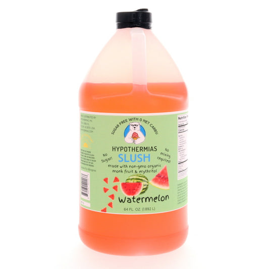 Hypothermias SUGAR FREE Slush | Monk Fruit | Watermelon (Half Gallon)