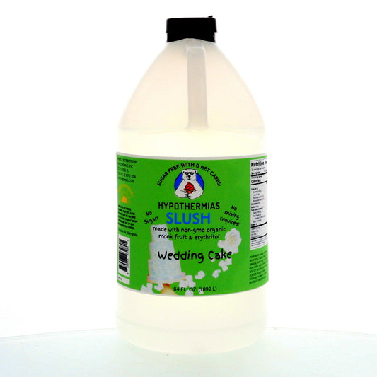 Hypothermias SUGAR FREE Slush | Monk Fruit | Wedding Cake (Half Gallon)