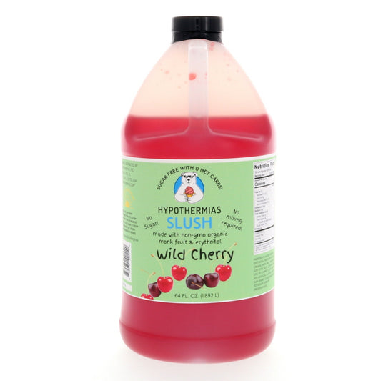 Hypothermias SUGAR FREE Slush | Monk Fruit | Wild Cherry (Half Gallon)